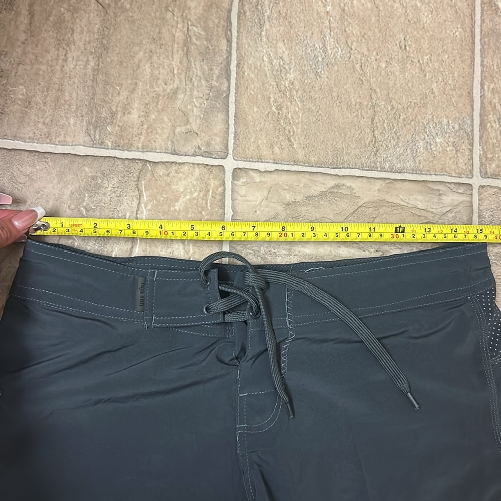 Raya Sun Board Shorts Low Rise Y2K Size Medium Grey Swim Shorts - Picture 8 of 9